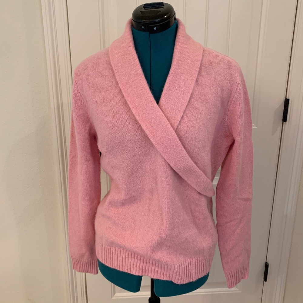 Vintage Ralph Lauren Long Sleeve Double-Breasted Sweater (Medium Weight)